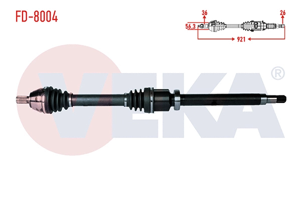 Drive Shaft (FD-8004)