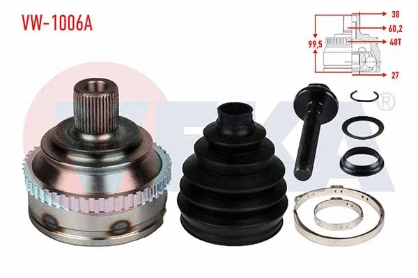 Joint Kit, drive shaft (VW-1006A)