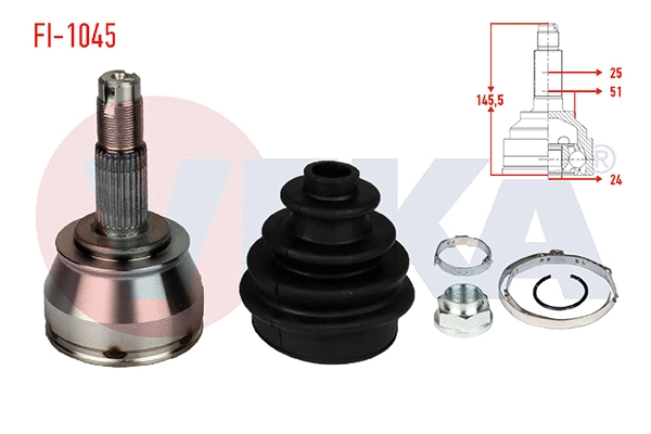 Joint Kit, drive shaft (FI-1045)