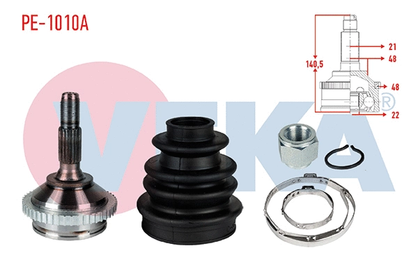 Joint Kit, drive shaft (PE-1010A)