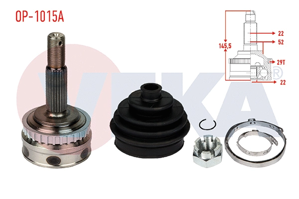 Joint Kit, drive shaft (OP-1015A)
