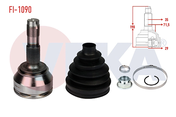 Joint Kit, drive shaft (FI-1090)