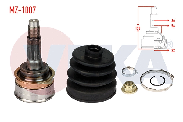 Joint Kit, drive shaft (MZ-1007)