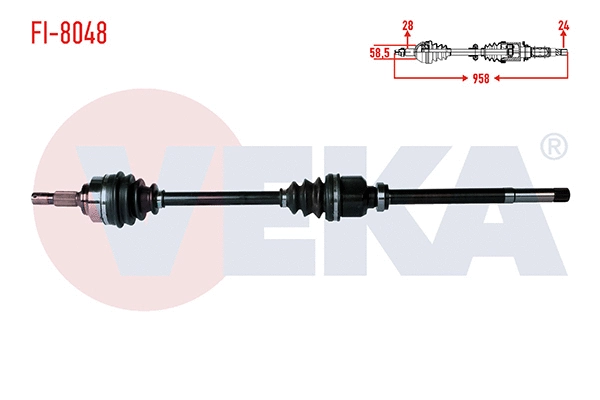 Drive Shaft (FI-8048)