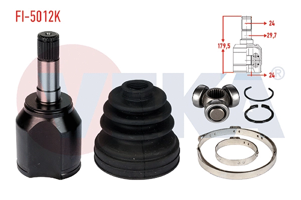 Joint Kit, drive shaft (FI-5012K)
