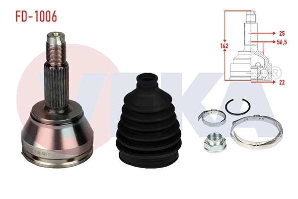 Joint Kit, drive shaft (FD-1006)