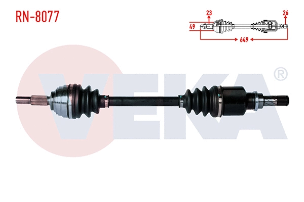 Drive Shaft (RN-8077)