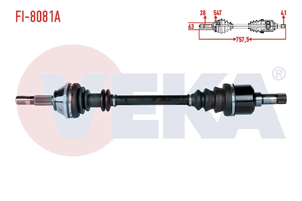 Drive Shaft (FI-8081A)
