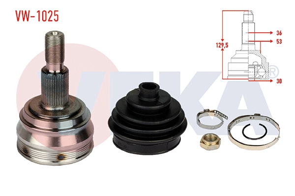Joint Kit, drive shaft (VW-1025)