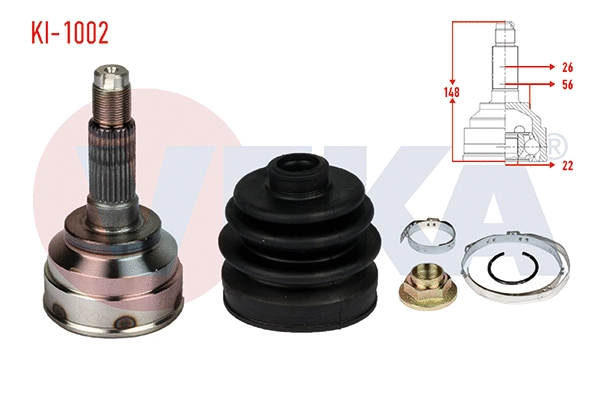 Joint Kit, drive shaft (KI-1002)