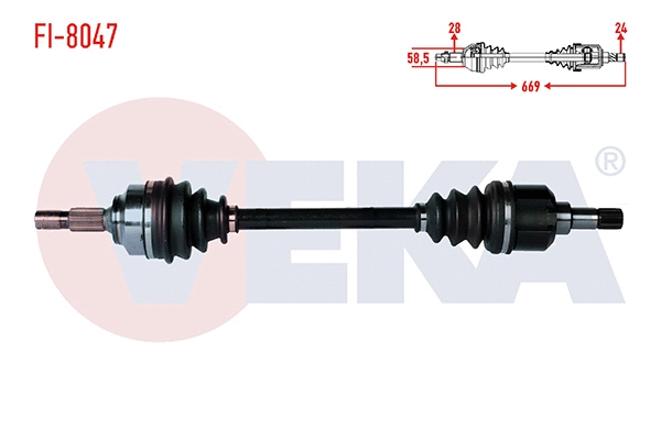 Drive Shaft (FI-8047)