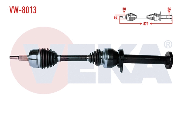 Drive Shaft (VW-8013)