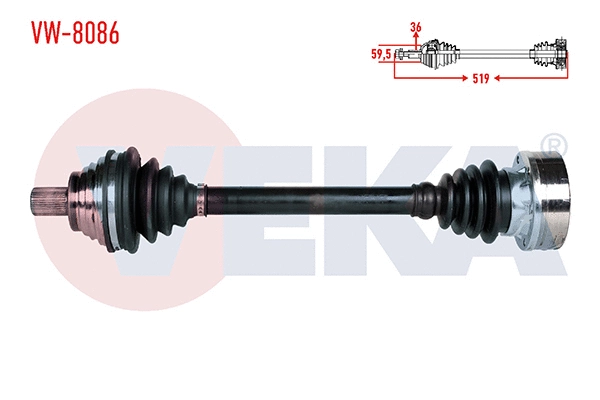 Drive Shaft (VW-8086)
