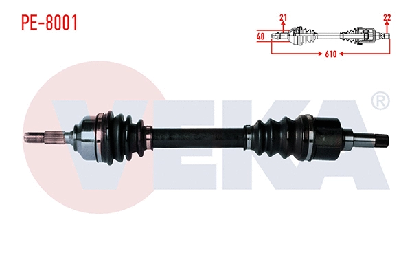 Drive Shaft (PE-8001)