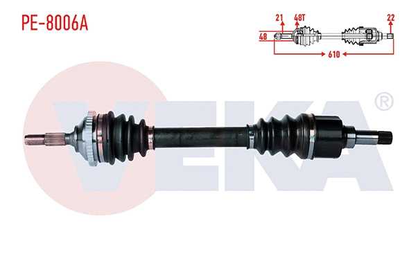 Drive Shaft (PE-8006A)