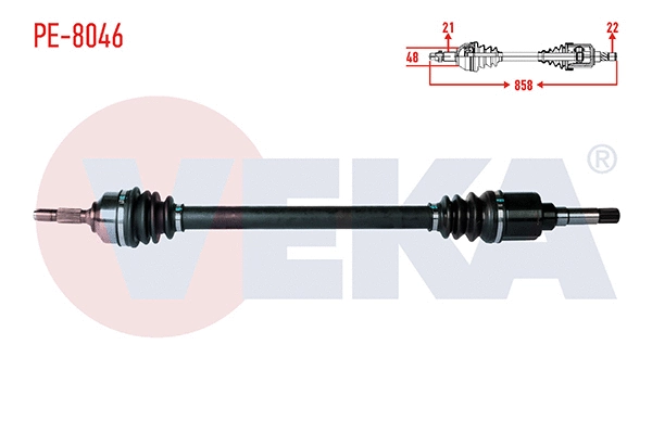 Drive Shaft (PE-8046)