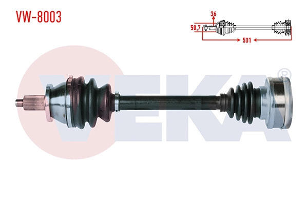 Drive Shaft (VW-8003)