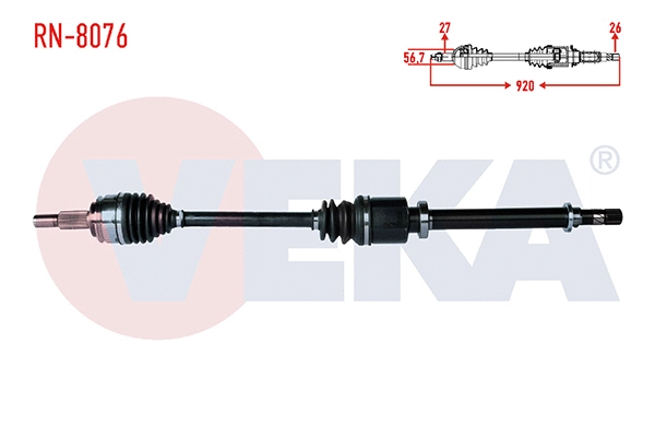 Drive Shaft (RN-8076)