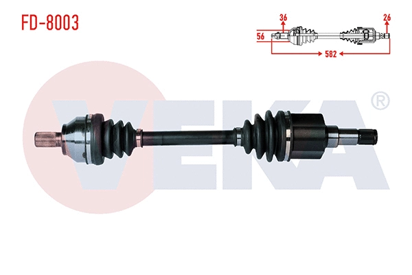 Drive Shaft (FD-8003)