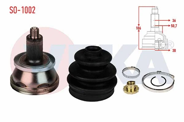 Joint Kit, drive shaft (SO-1002)