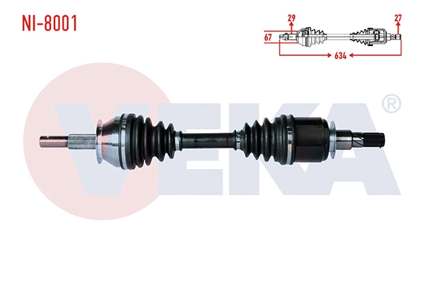 Drive Shaft (NI-8001)