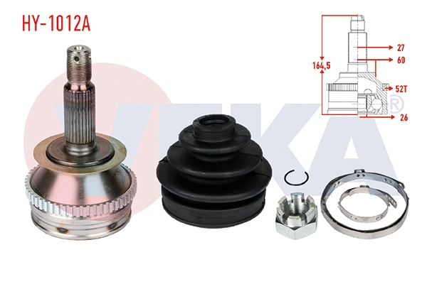 Joint Kit, drive shaft (HY-1012A)