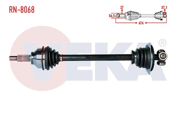Drive Shaft (RN-8068)