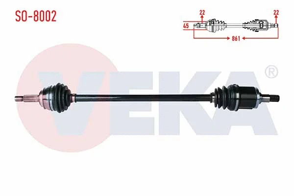 Drive Shaft (SO-8002)