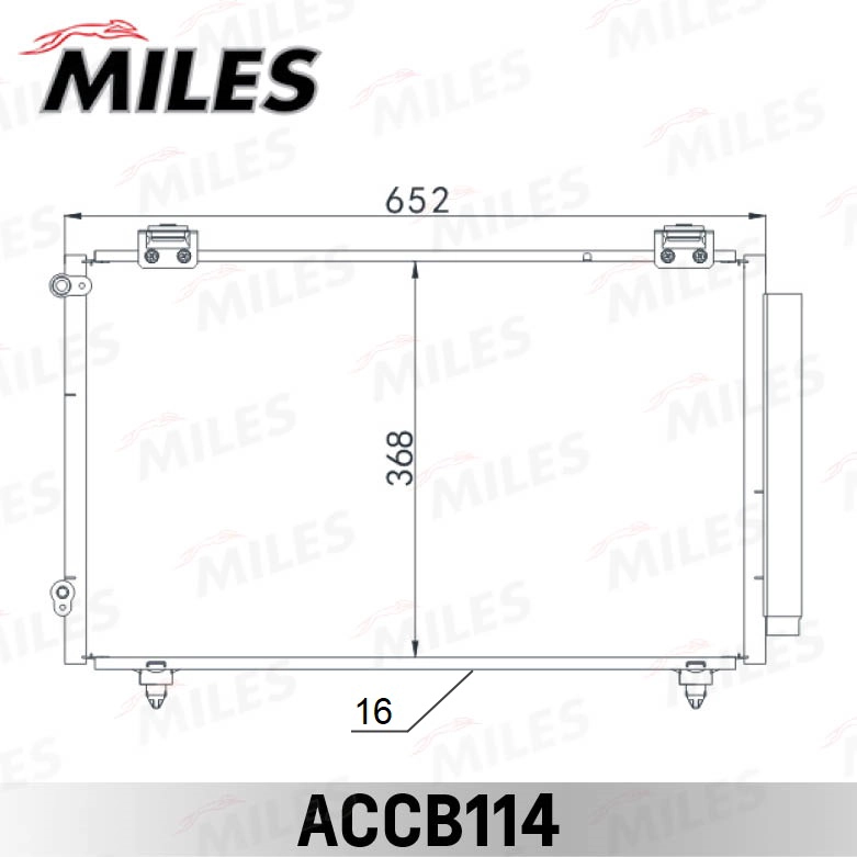 Condenser, air conditioning (ACCB114)