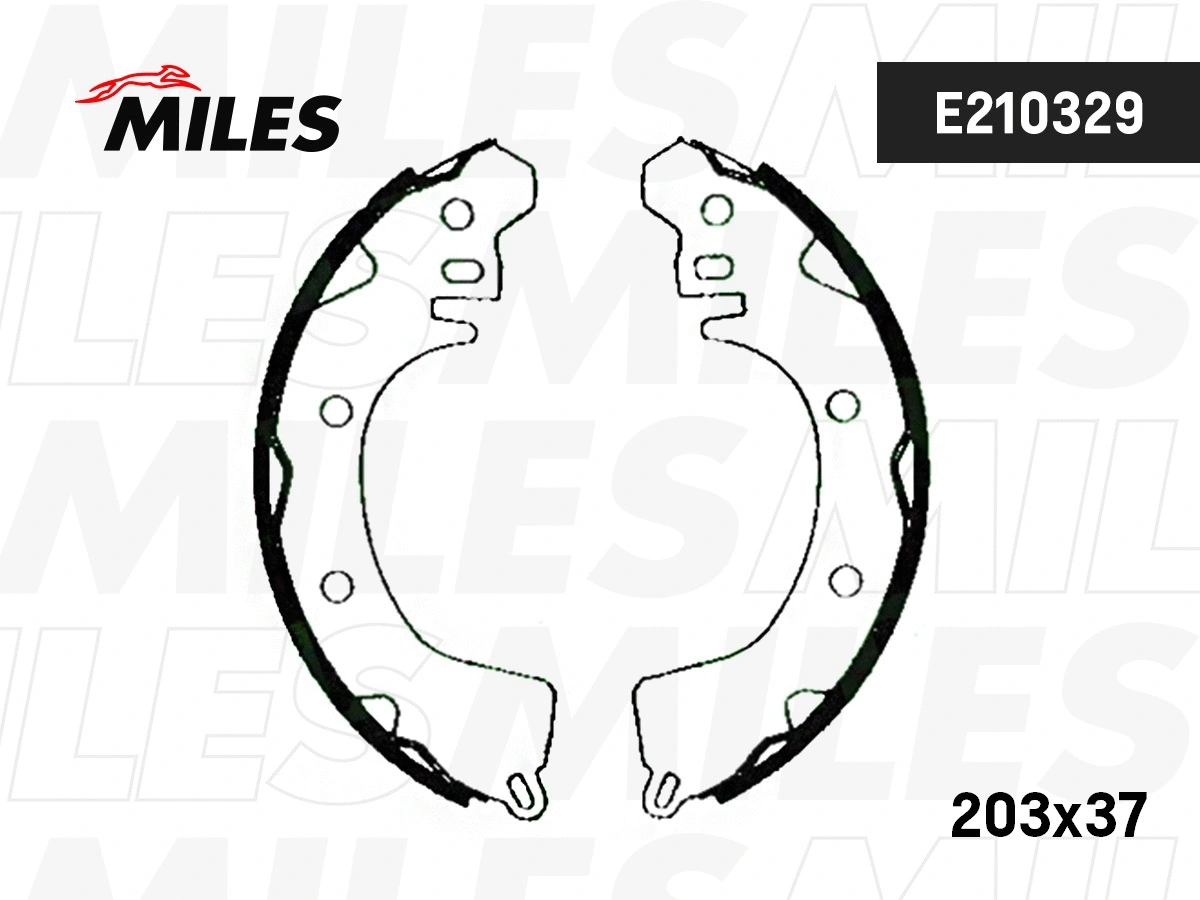 Brake Shoe Set (E210329)