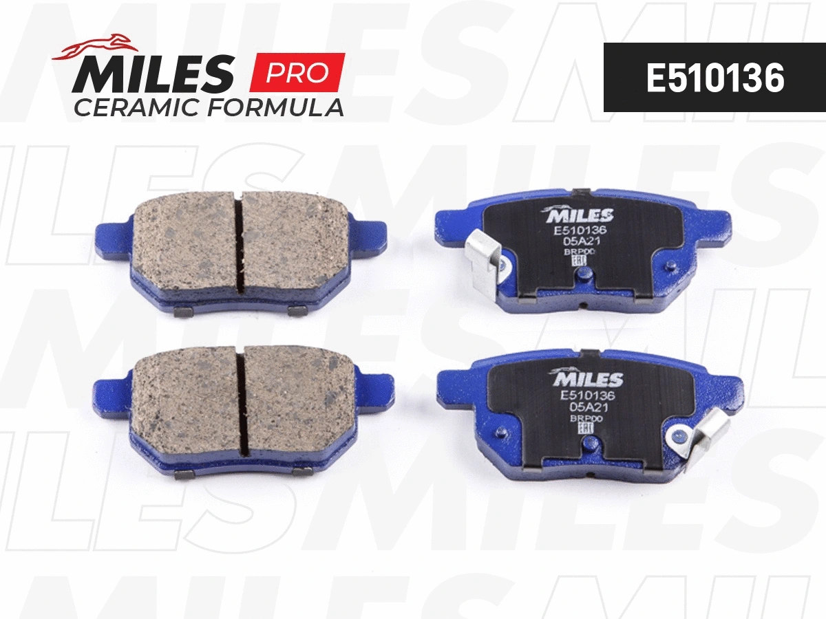 Brake Pad Set, disc brake (E510136)