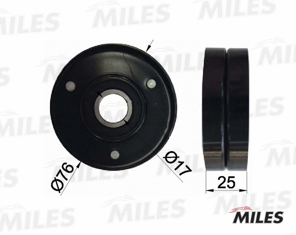 Tensioner Pulley, V-ribbed belt