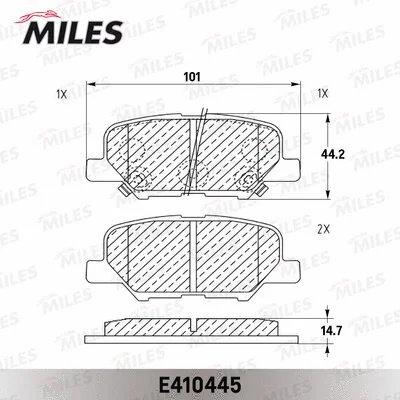 Brake Pad Set, disc brake