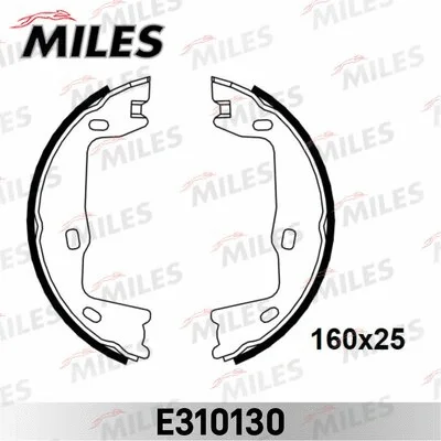 Brake Shoe Set, parking brake