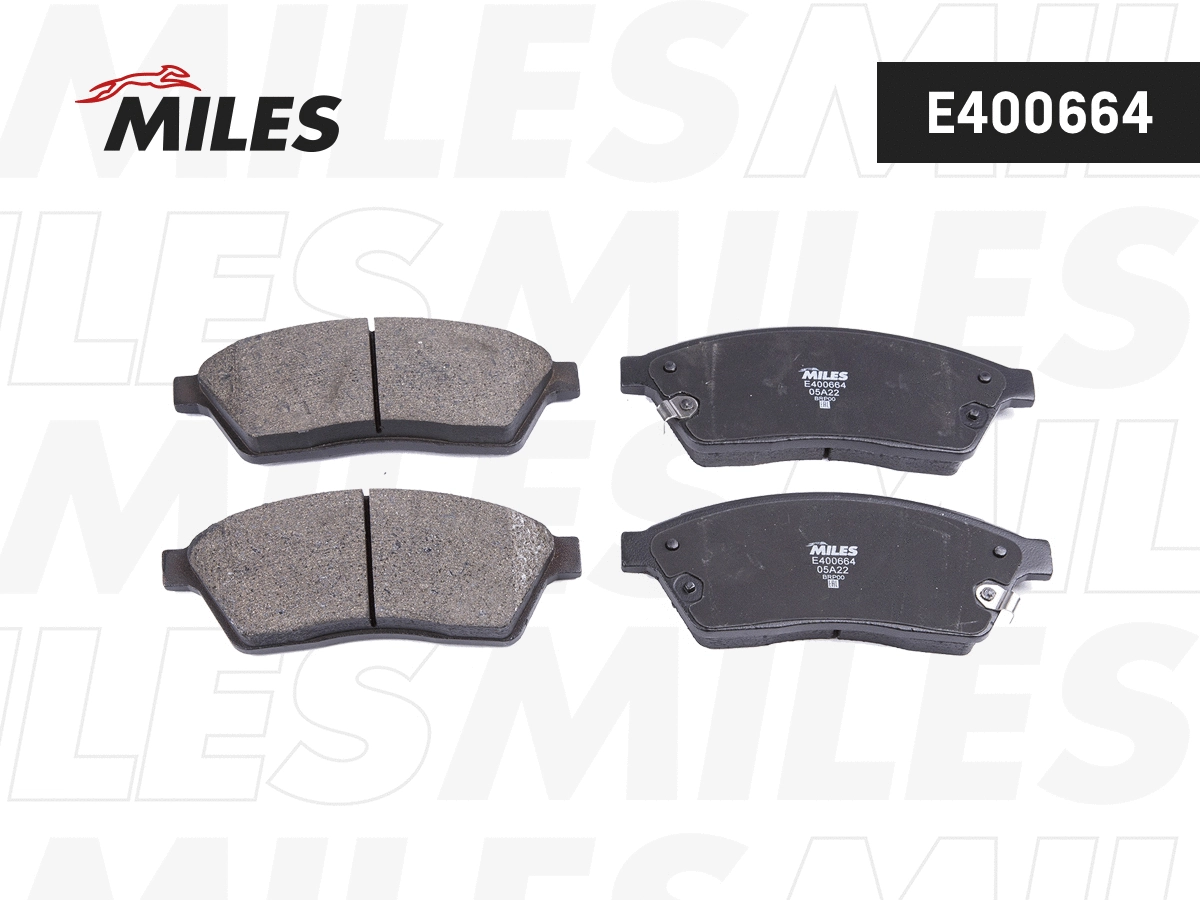 Brake Pad Set, disc brake (E400664)