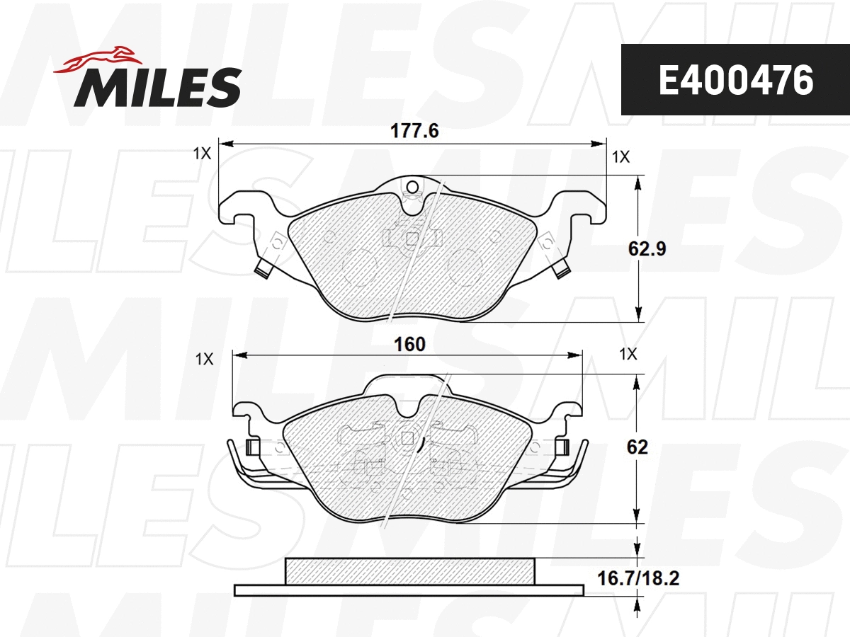 Brake Pad Set, disc brake