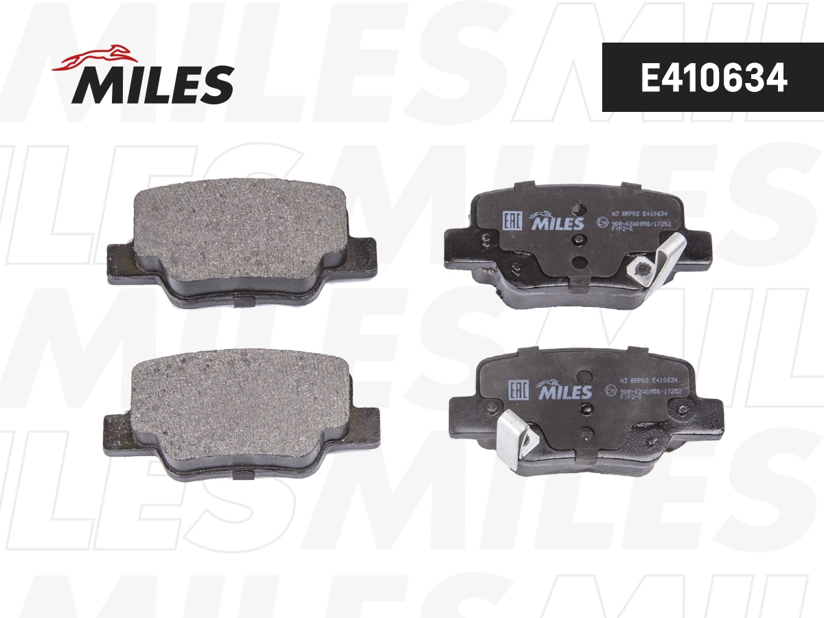 Brake Pad Set, disc brake (E410634)