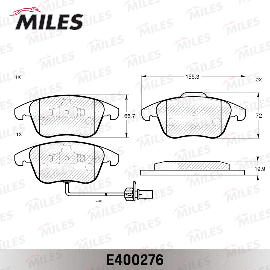 Brake Pad Set, disc brake