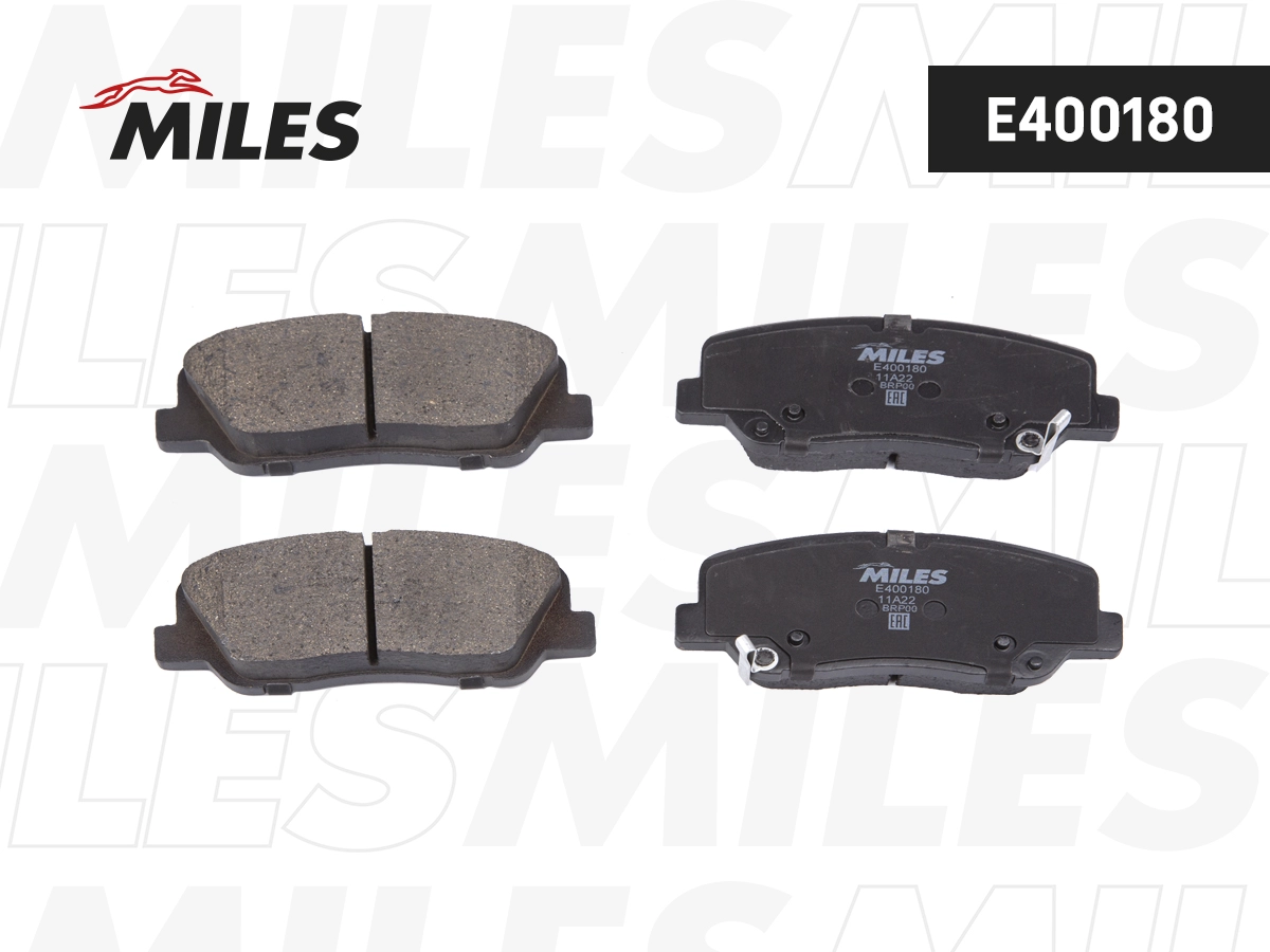 Brake Pad Set, disc brake (E400180)