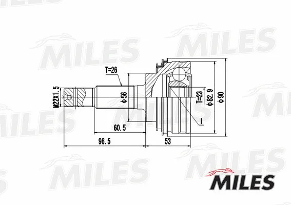 Joint Kit, drive shaft (GA20469)