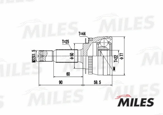 Joint Kit, drive shaft (GA20612)