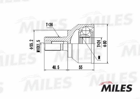 Joint Kit, drive shaft (GA20209)