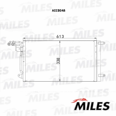 Condenser, air conditioning (ACCB048)