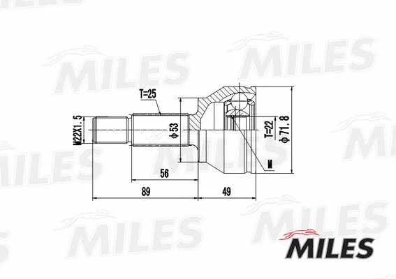 Joint Kit, drive shaft (GA20102)