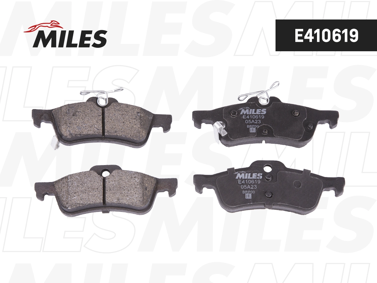 Brake Pad Set, disc brake (E410619)