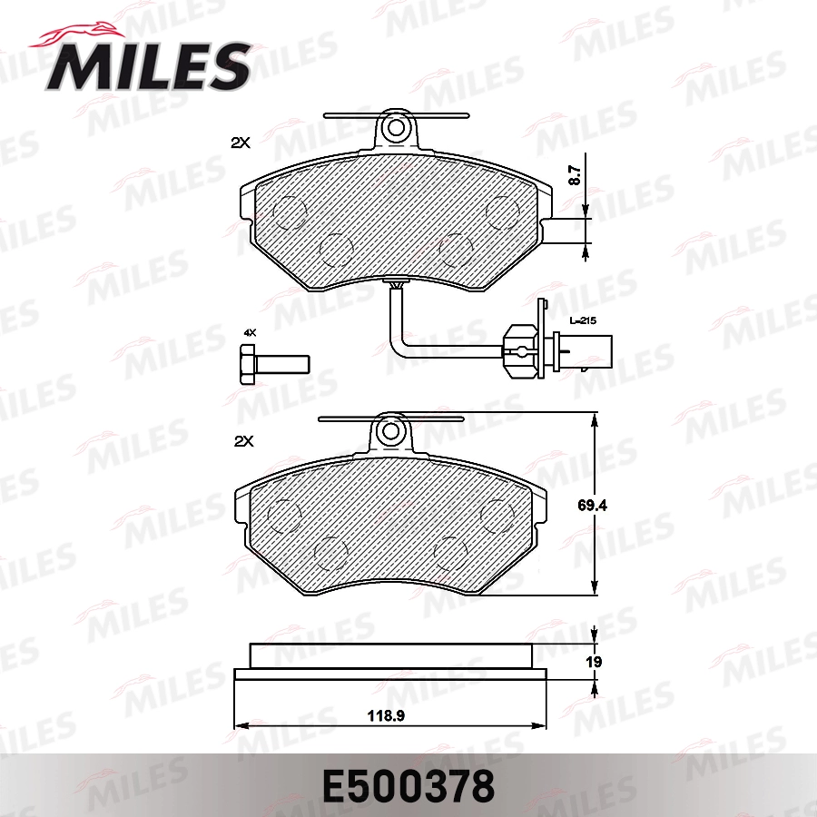 Brake Pad Set, disc brake