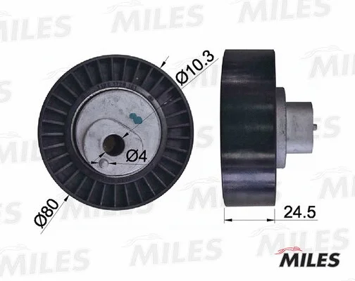 Deflection/Guide Pulley, V-ribbed belt (AG03018)