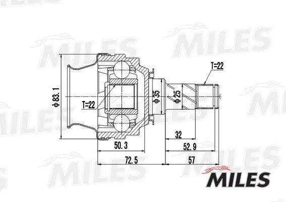 Joint Kit, drive shaft (GA10021)