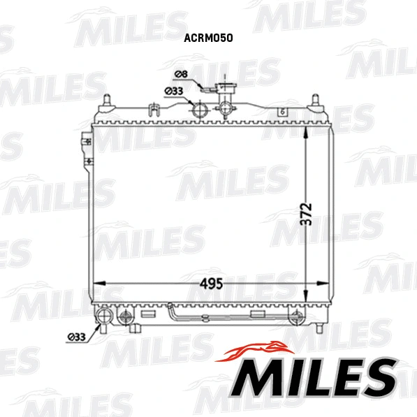 Radiator, engine cooling
