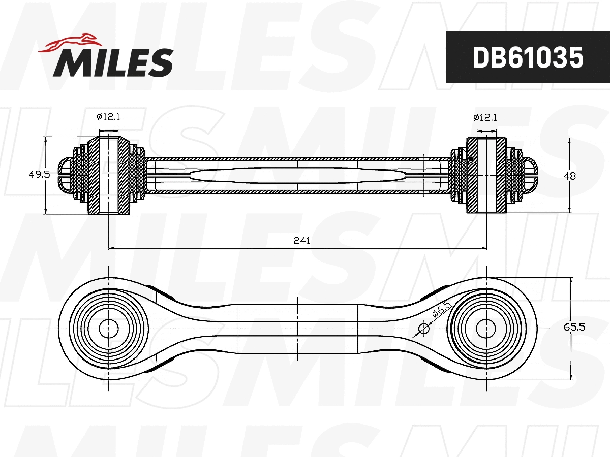 Control/Trailing Arm, wheel suspension